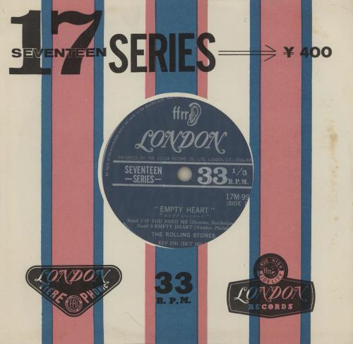The Rolling Stones Empty Heart EP 7インチ The Rolling Stones Empty Heart EP Japanese 7
